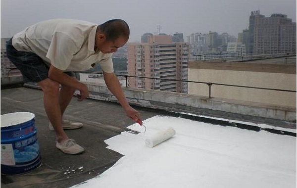 楼顶专用防水涂料施工